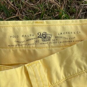 Men’s Polo Ralph Lauren Yellow Shorts